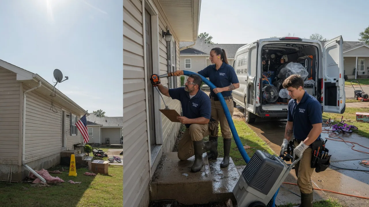 Ceiling Water Damage Restoration in Grainfield, KS near me