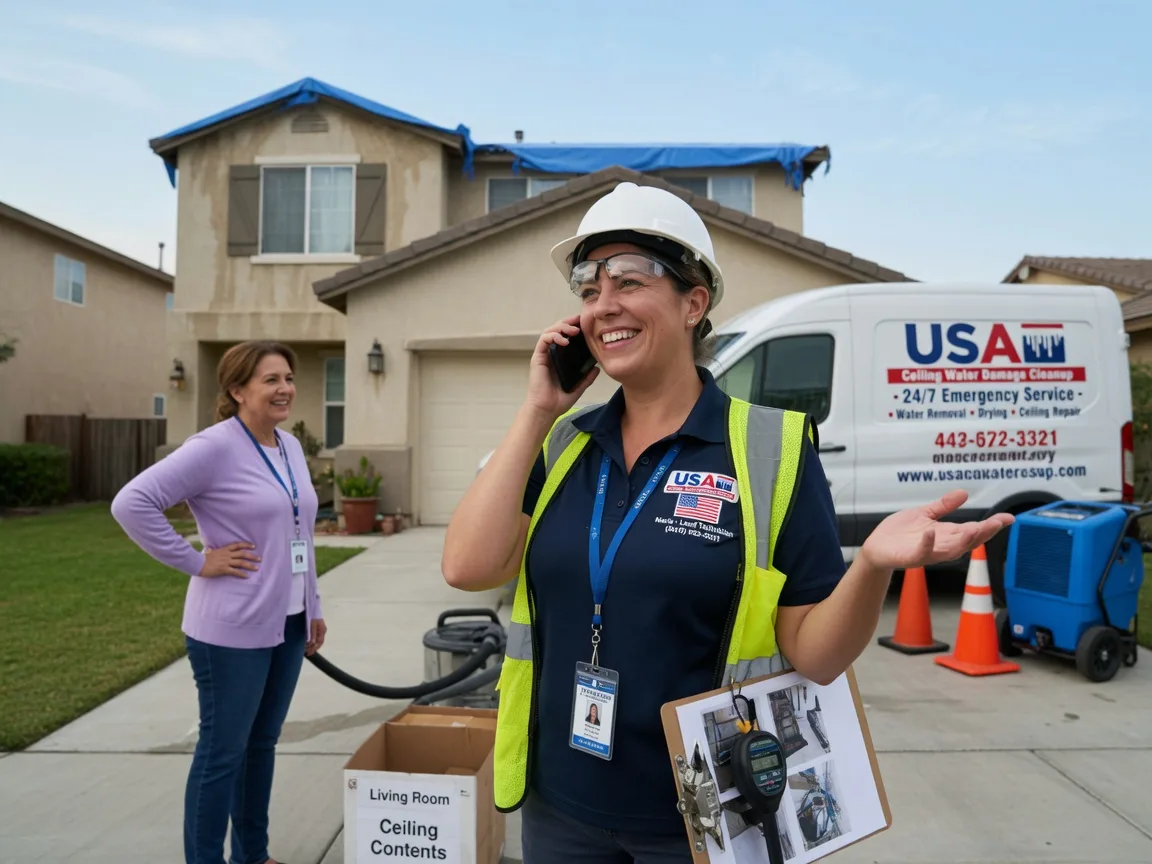 Ceiling Water Damage Restoration Grainfield, KS FAQs